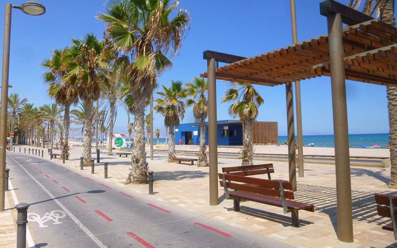 Playa de San Juan: kilometers zand vlak bij de stad